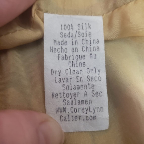 Anthro/CoreyLynnCalter Sz Small Silk Skirt - Picture 8 of 8